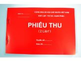 Phiếu thu 2 liên A5