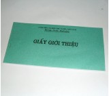 Giấy giới thiệu 